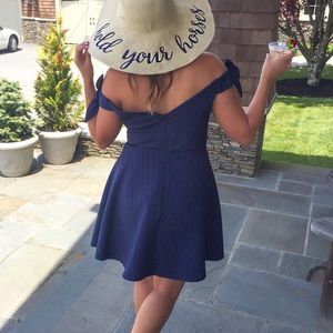 Topshop Off the Shoulder Dress